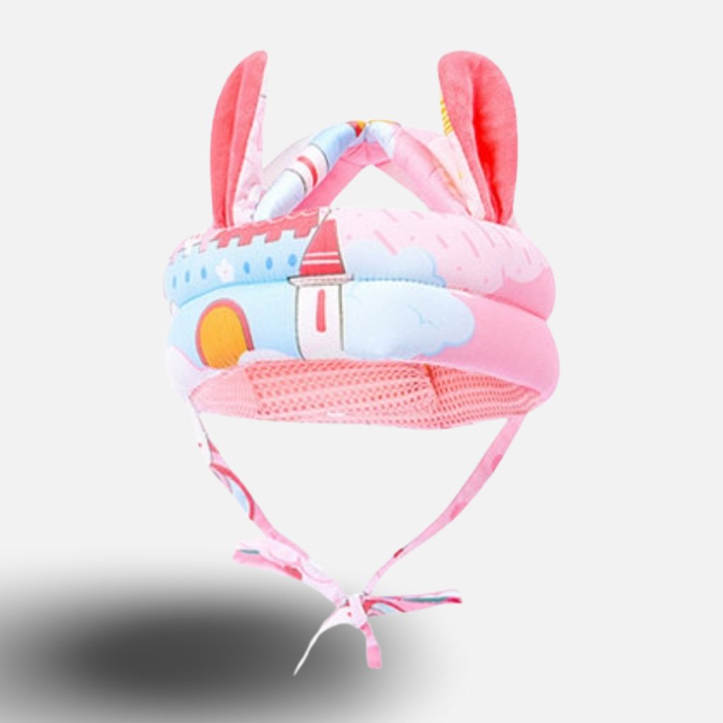 babyhjälm rosa