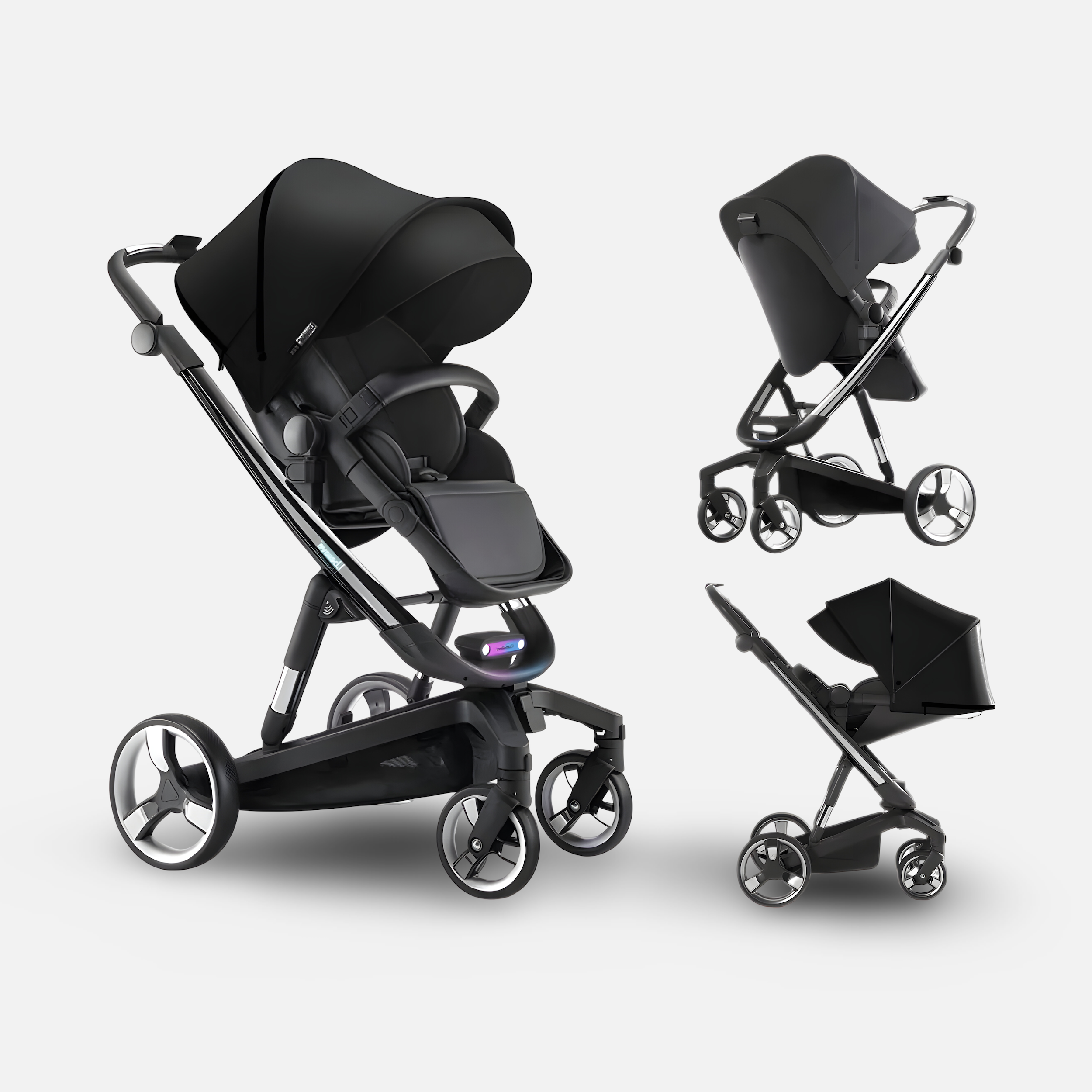 Barnvagn I Believe Follow Me by LV olika vinklar