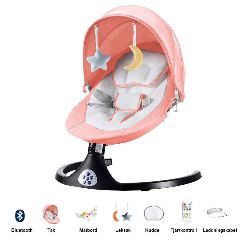 elektriska babygungan med bord