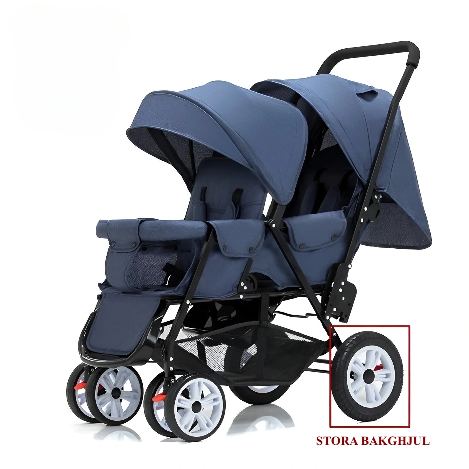 Syskonvagn Premium - Sitt och Ligg Läge