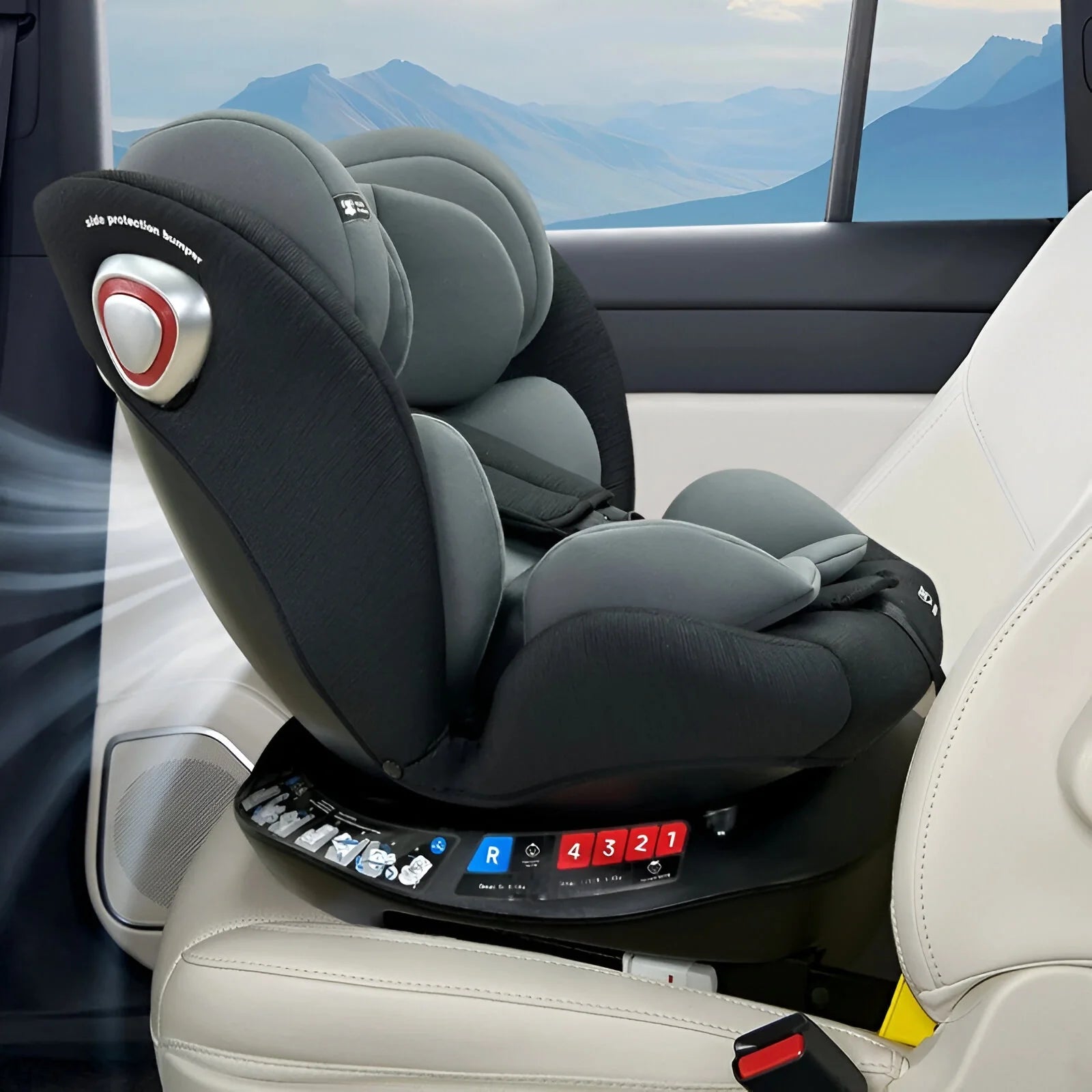 Bilbarnstol 360° ToSecure by LV - ISOFIX Interface