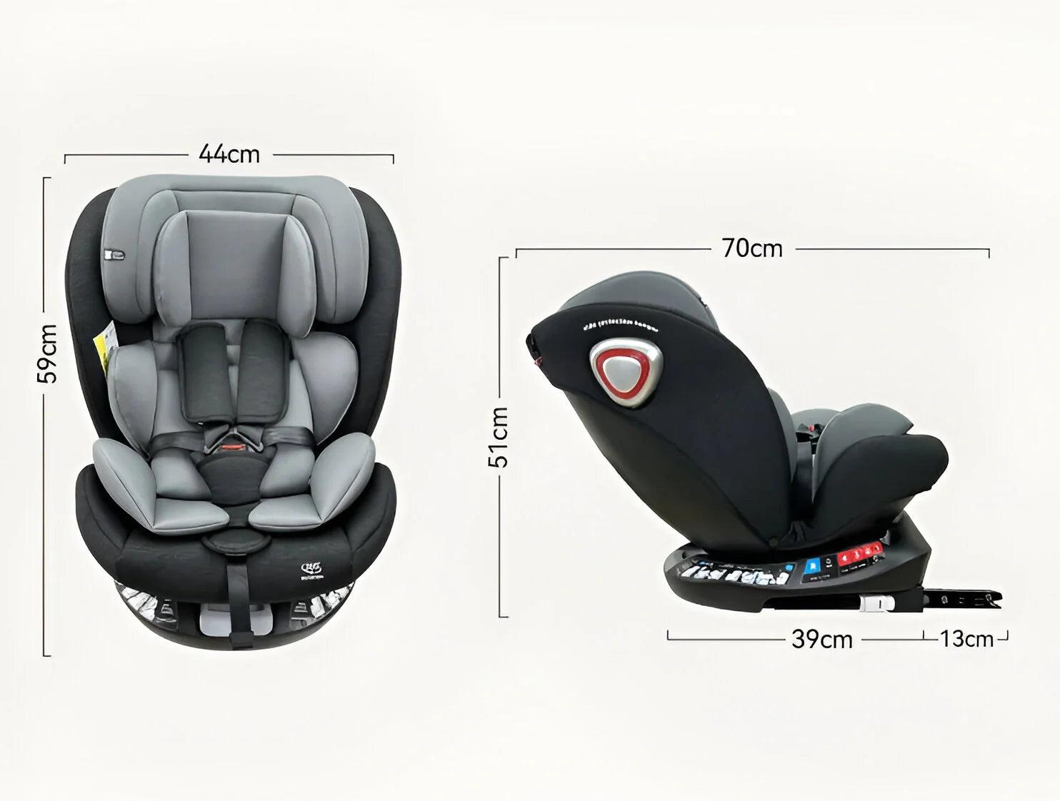 Bilbarnstol 360° ToSecure by LV - ISOFIX Interface