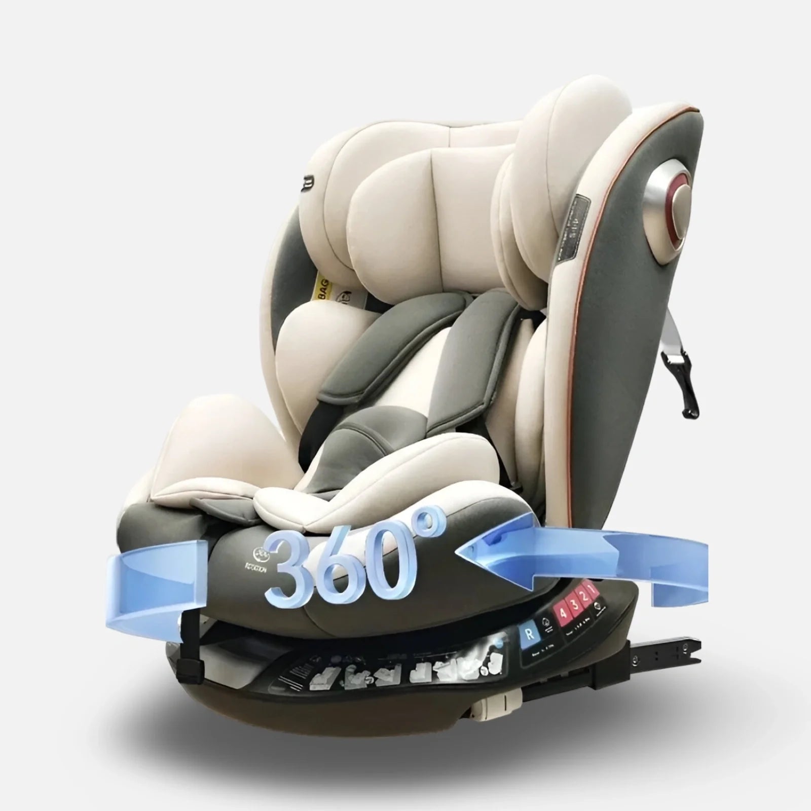Bilbarnstol 360° ToSecure by LV - ISOFIX Interface